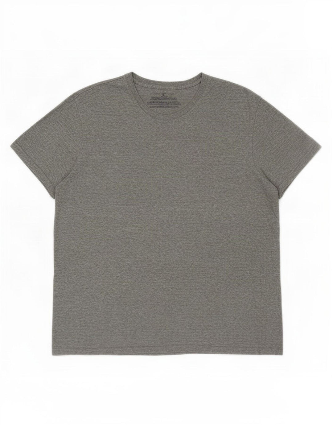 Tommy Hilfiger Herre T-shirt Top Medium Grey Flecked Bomuld