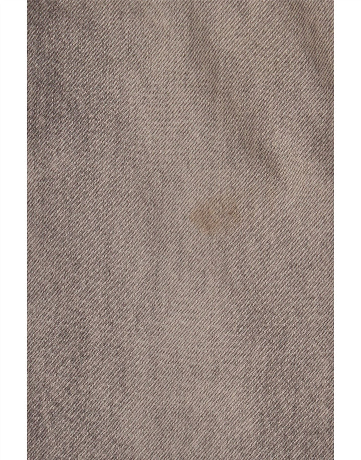 Zara Dame Jeans med brede ben EU 42 Large W32 L36 Grå