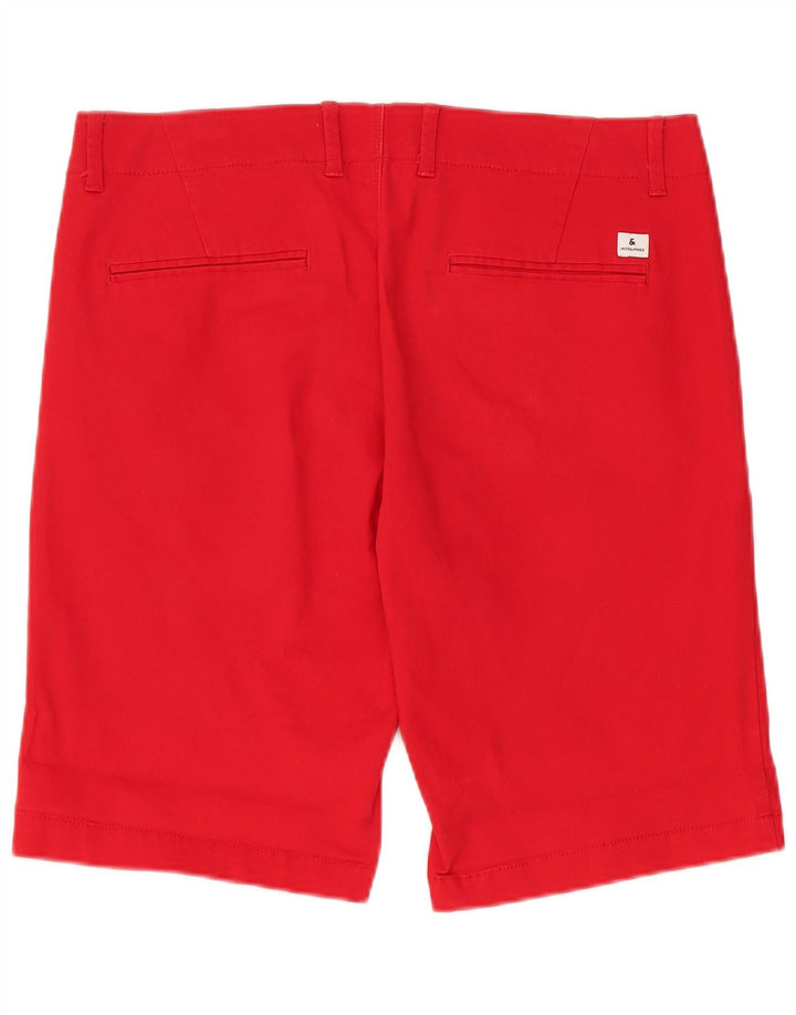 Jack & Jones Herre Chino Shorts Medium W32 Rød Bomuld