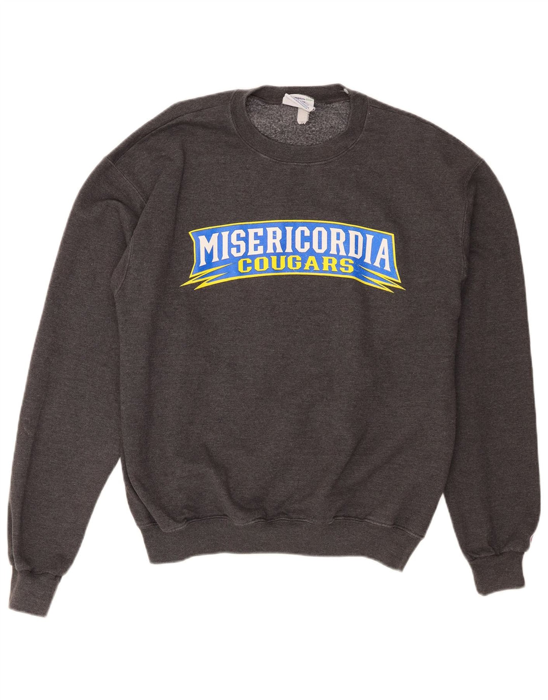 Champion Herre Misericordia Cougars Grafisk Sweatshirt Jumper Medium Grå