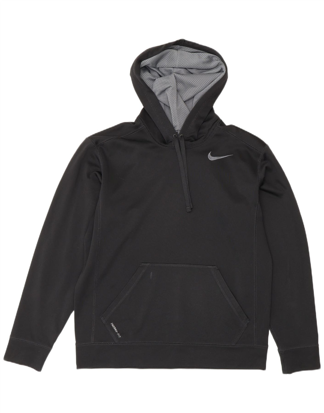 Nike Herre Therma-Fit hættetrøje Jumper Medium Sort Polyester