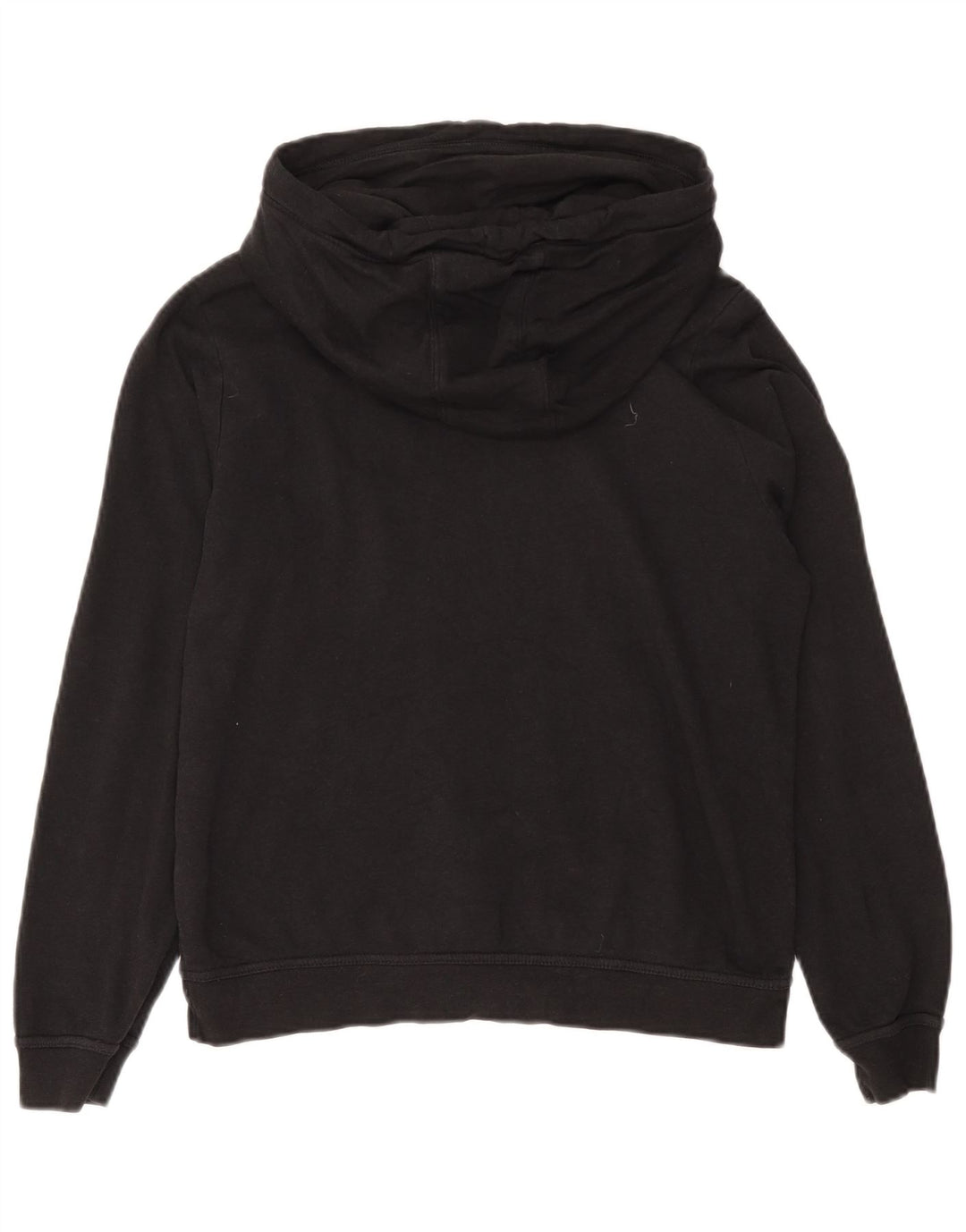 Nike Dame Oversized Hoodie Jumper UK 10 Small Grey Bomuld