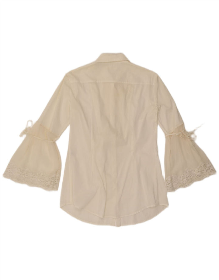 Scervino Street Dame Skjorte Bluse IT 44 Medium White Floral