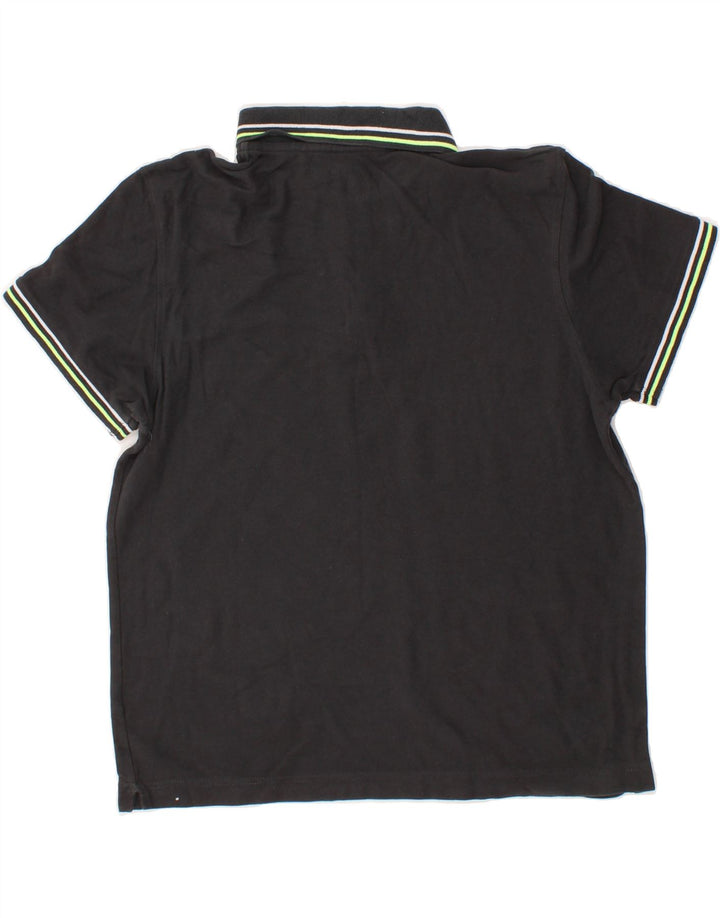 LOTTO Mens Polo Shirt Large Black Vintage Lotto and Second-Hand Lotto from Messina Hembry 