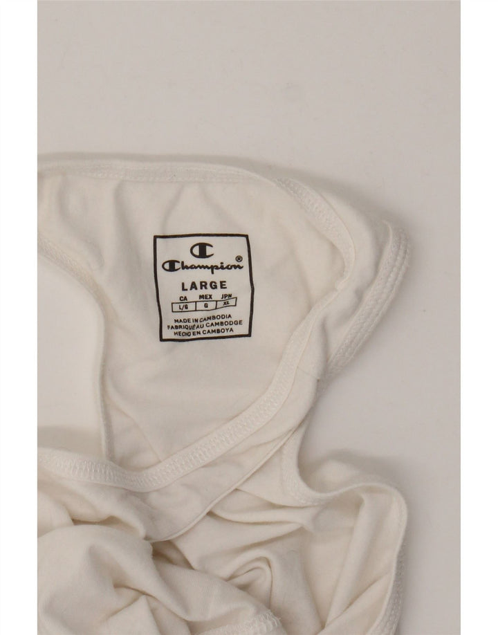 Champion Kvinder Grafisk Vest Top UK 14 Large White