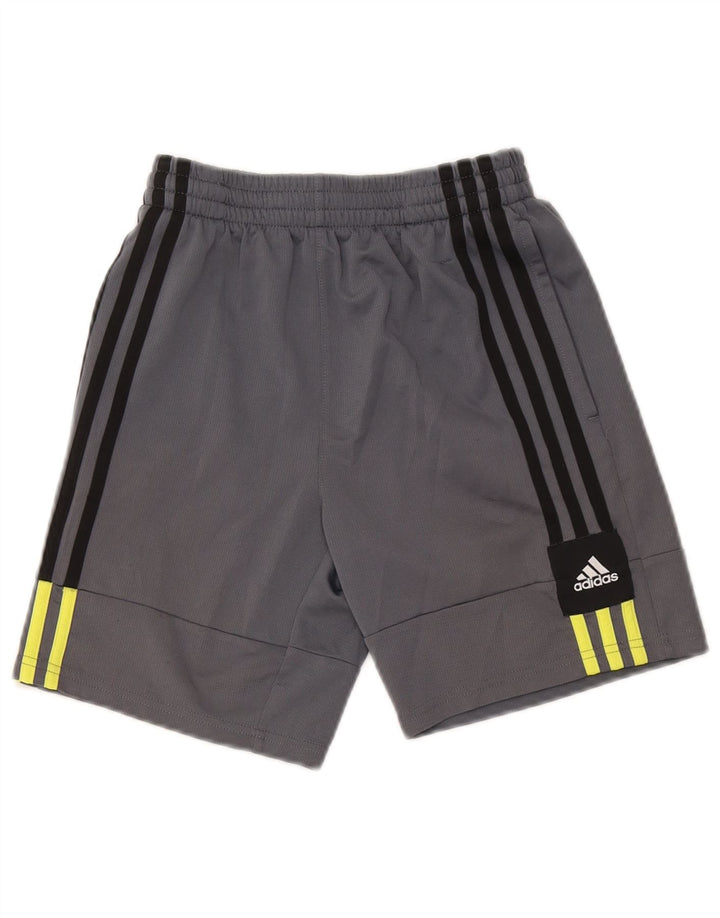 Adidas Boys Sports Shorts 10-11 år Medium Grey Polyester
