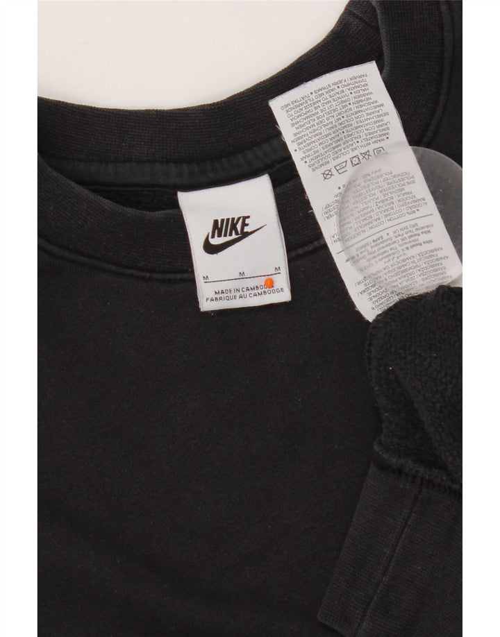 Nike Herre sweatshirt Jumper Medium Sort Bomuld