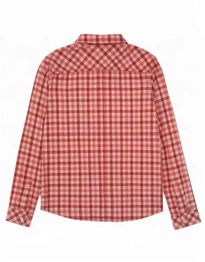 Hilfiger denim dameskjorte medium rød ternet