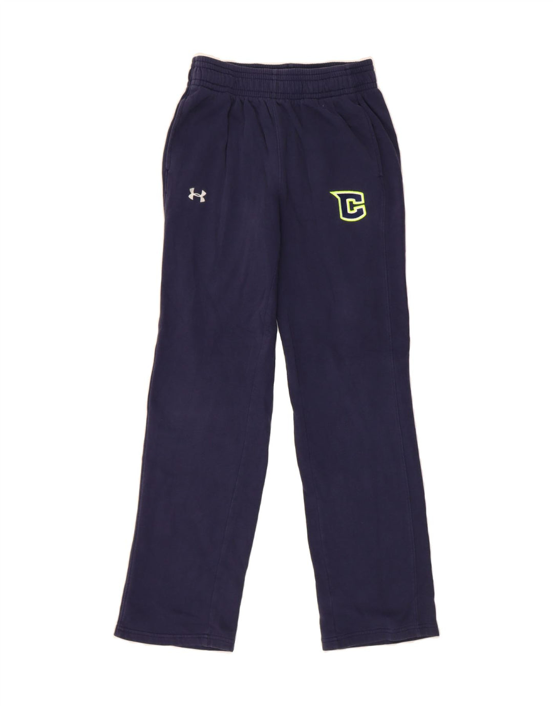 UNDER ARMOUR Mens Cold Gear Tracksuit Trousers Small  Navy Blue Vintage Under Armour and Second-Hand Under Armour from Messina Hembry 