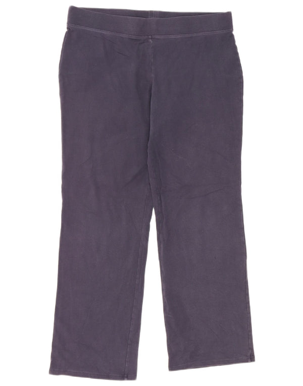 Marks & Spencer Womens Leggings UK 16 Large Navy Blue Cotton