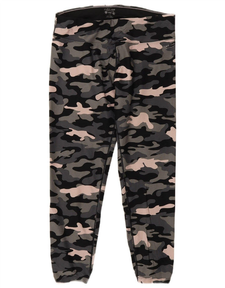 Calvin Klein Womens Performance Leggings UK 16 Large Flerfarvet