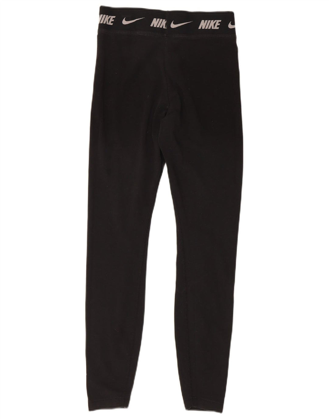 Nike Dame Tight Fit Leggings UK 8 Small Black Bomuld