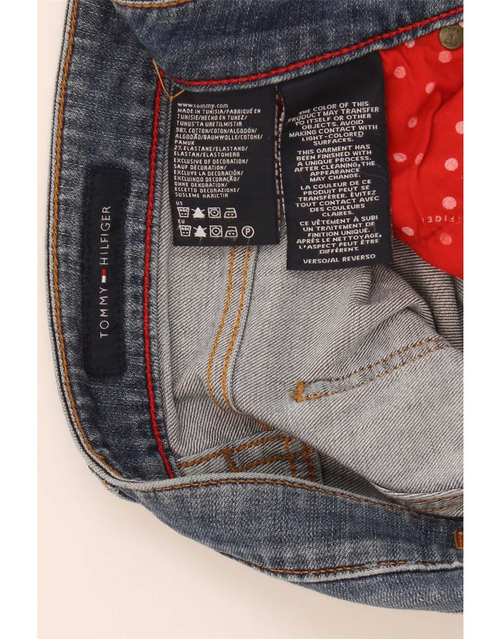 Tommy Hilfiger lige jeans til kvinder W28 L32 blå bomuld