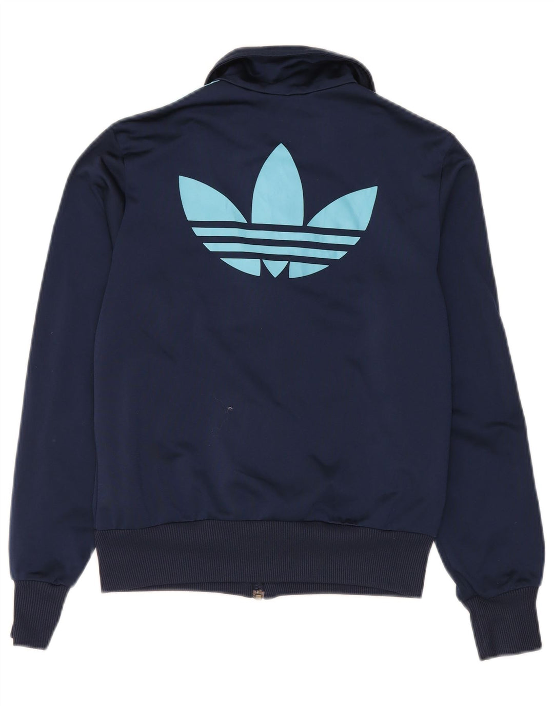 Adidas Grafisk træningsdragt topjakke til kvinder EU 38 Mellem marineblå polyester