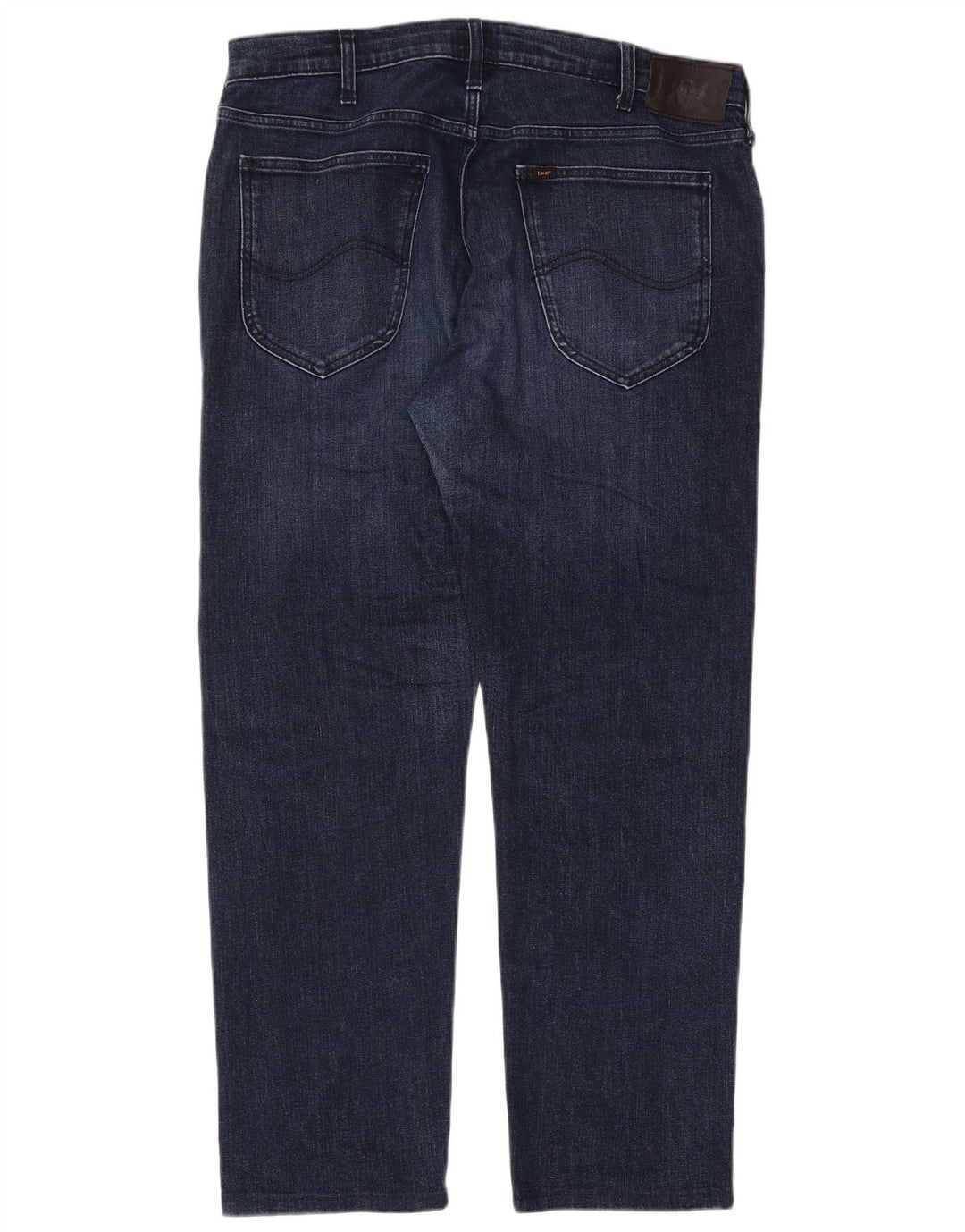 Lee Straight Jeans til mænd W36 L32 blå bomuld