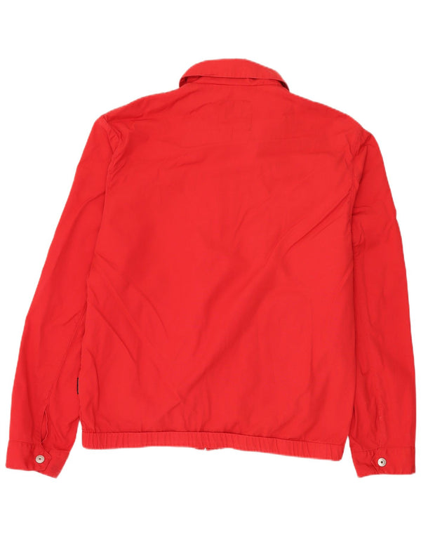 Sergio Tacchini Herre Bomber Jacket UK 44 2XL Rød Bomuld