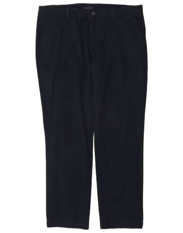 Tommy Hilfiger Lige Chinobukser til kvinder US 16 2XL W38 L31 Marineblå