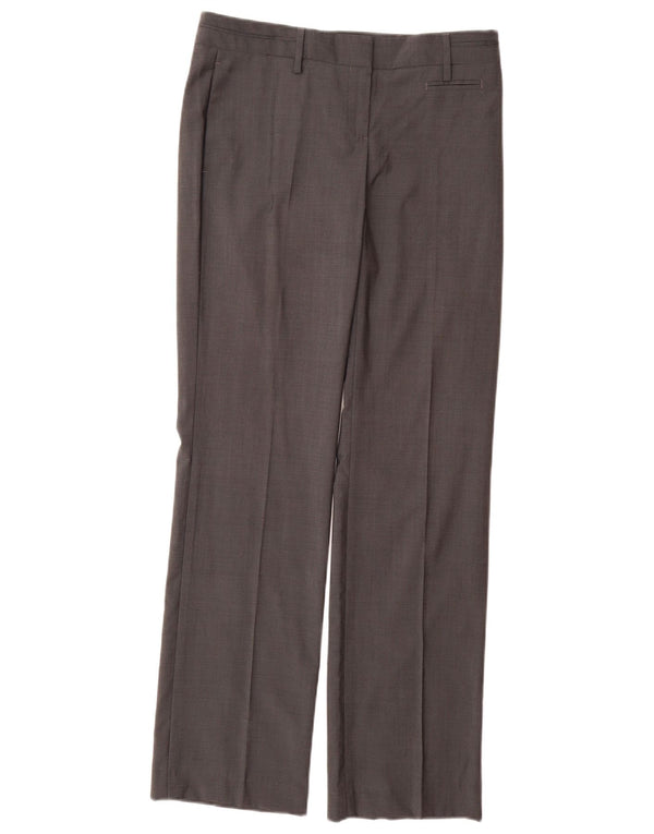 MASSIMO DUTTI Lige jakkesæt til kvinder EU 38 Small W28 L33 Grå Uld