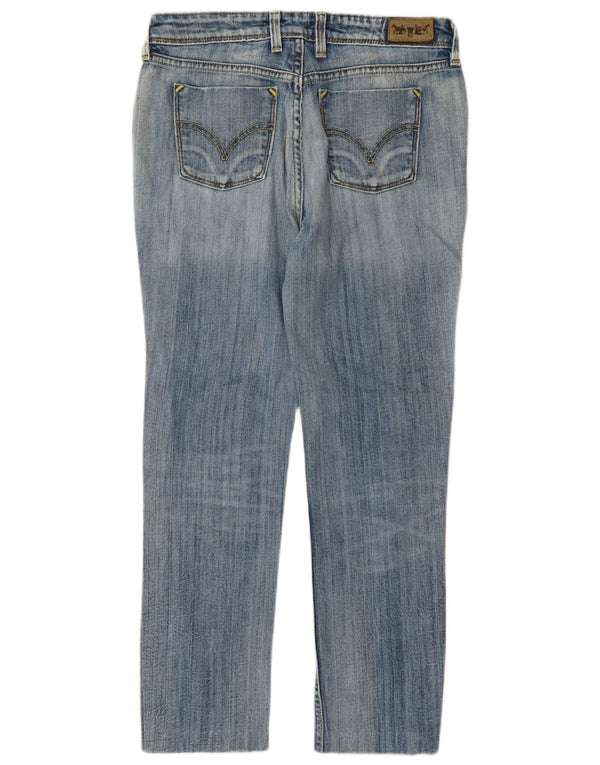 Levi's Womens 627 Crop Straight Jeans W30 L26 Blue