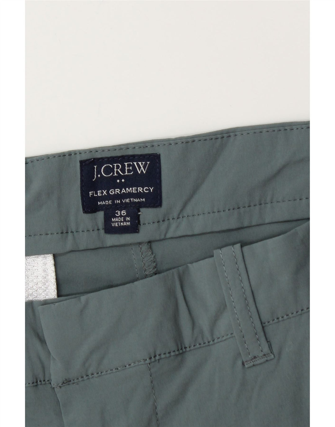 J. Crew Herre Gramercy Chino Shorts W36 Large Grå Nylon