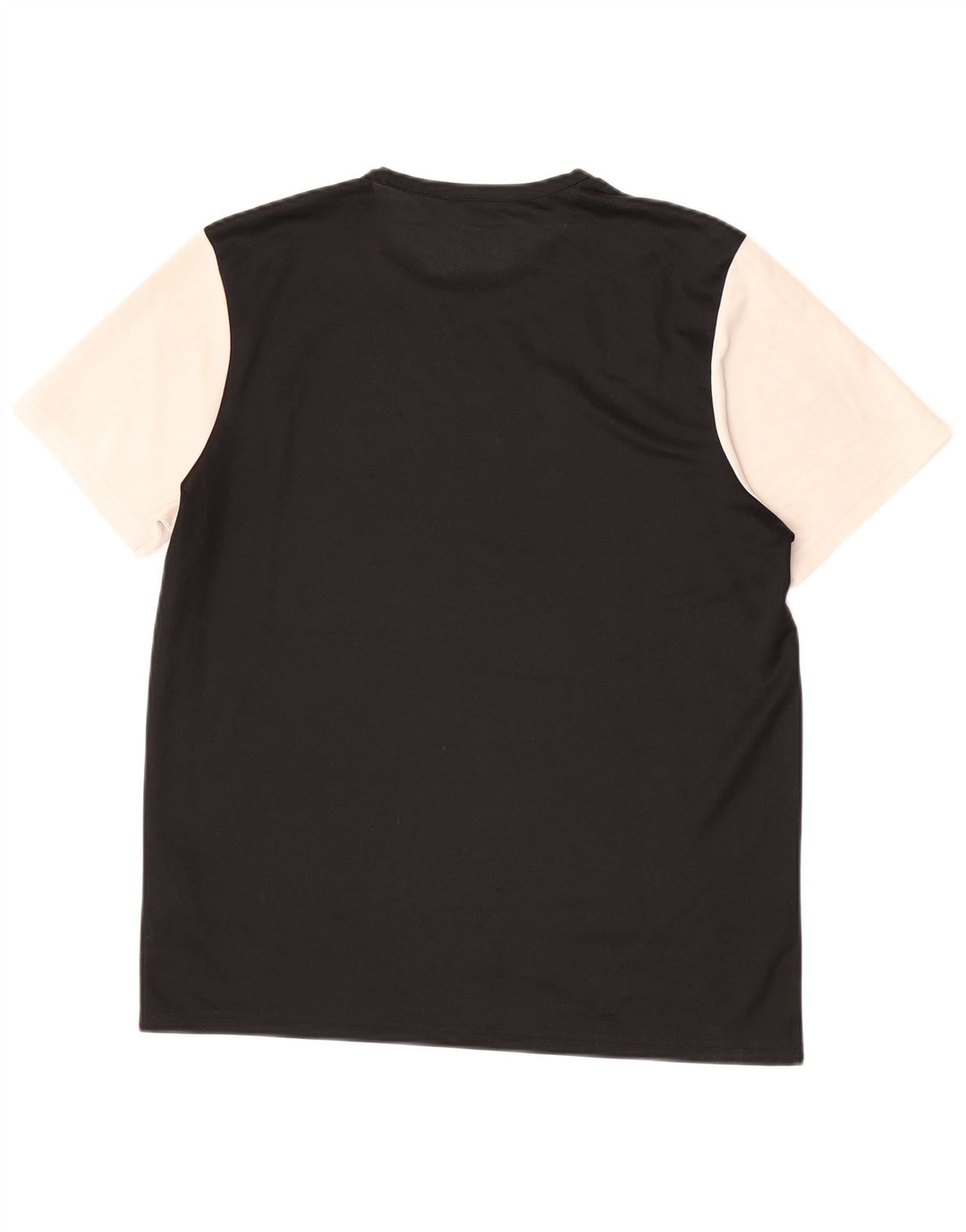 Adidas Herre Climalite T-Shirt Top Stor Sort Colourblock Polyester