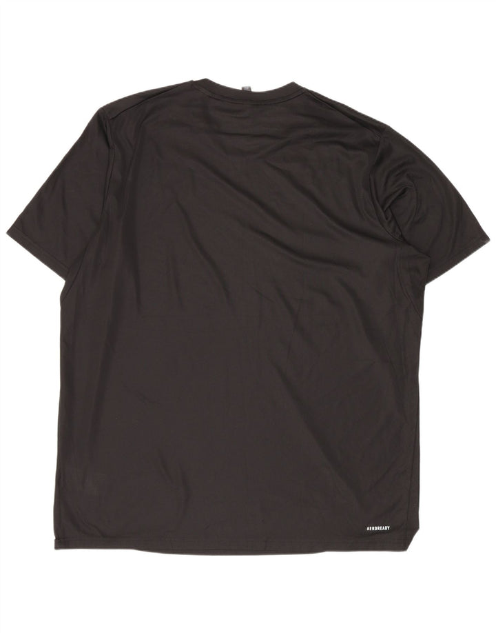 Adidas Herre Aeroready T-Shirt Top XL Sort Polyester