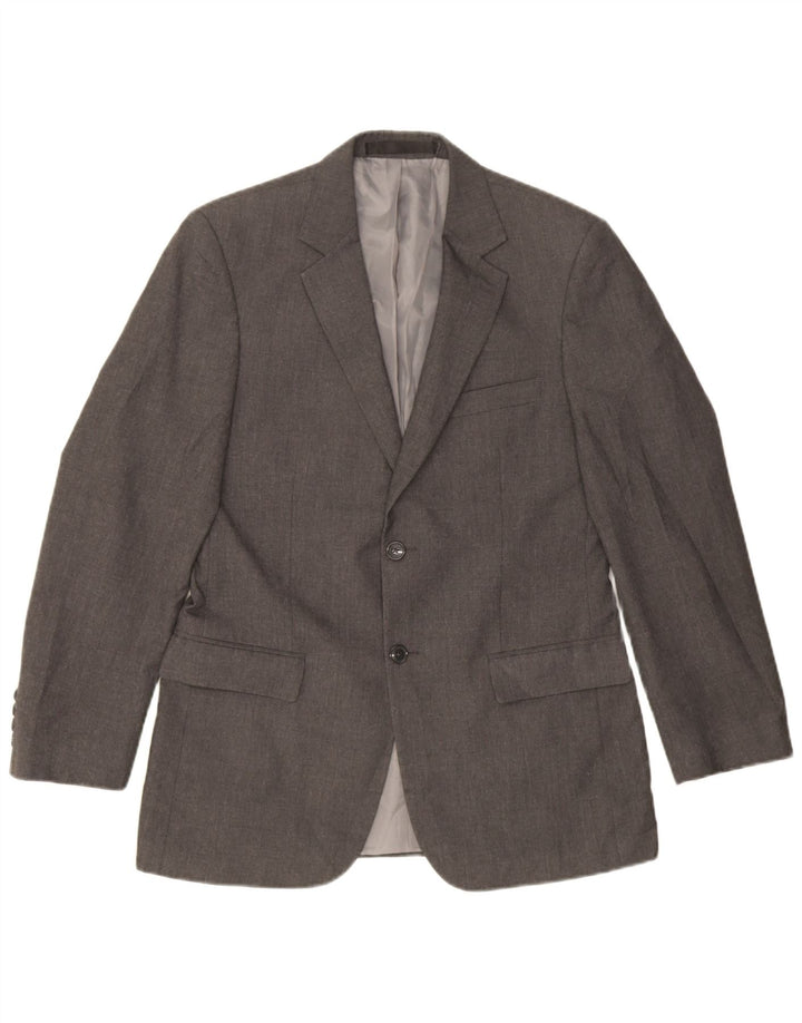Marks & Spencer Herre skræddersyet 2-knaps blazerjakke UK 38 Medium Grey