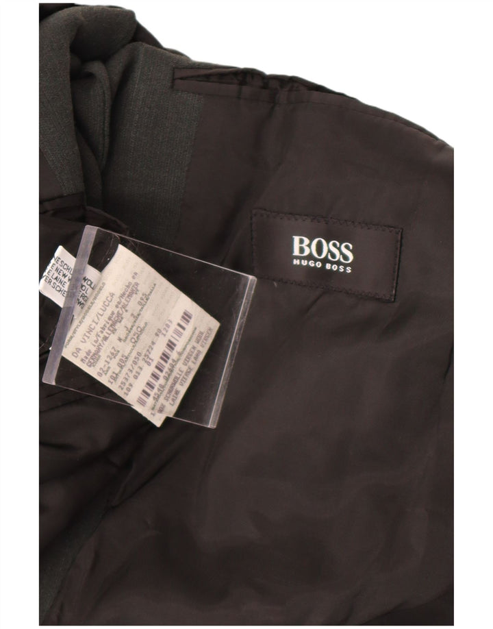 Hugo Boss Herre 3-knaps blazerjakke EU 50 Large Grå Uld