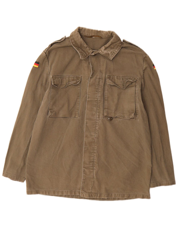 Vintage Herre Military Jacket UK 40 Large Khaki