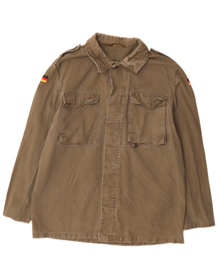 Vintage Herre Military Jacket UK 40 Large Khaki