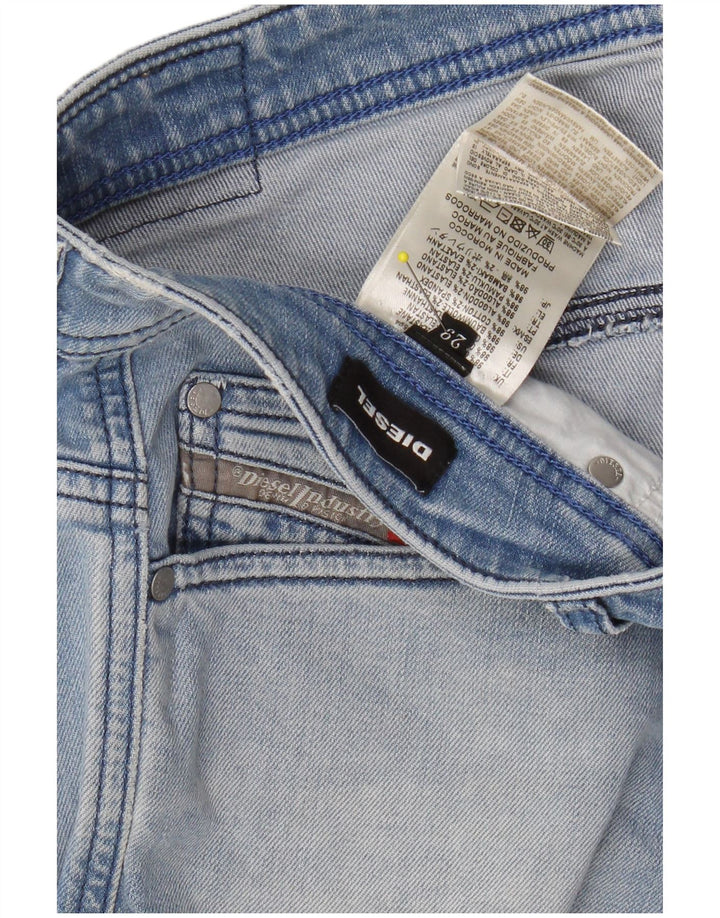 DIESEL Dame denim Shorts W29 Medium Blue Bomuld