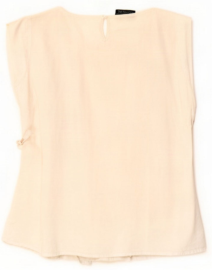 Max & Co. Dame Ærmeløs bluse Top UK 12 Medium White