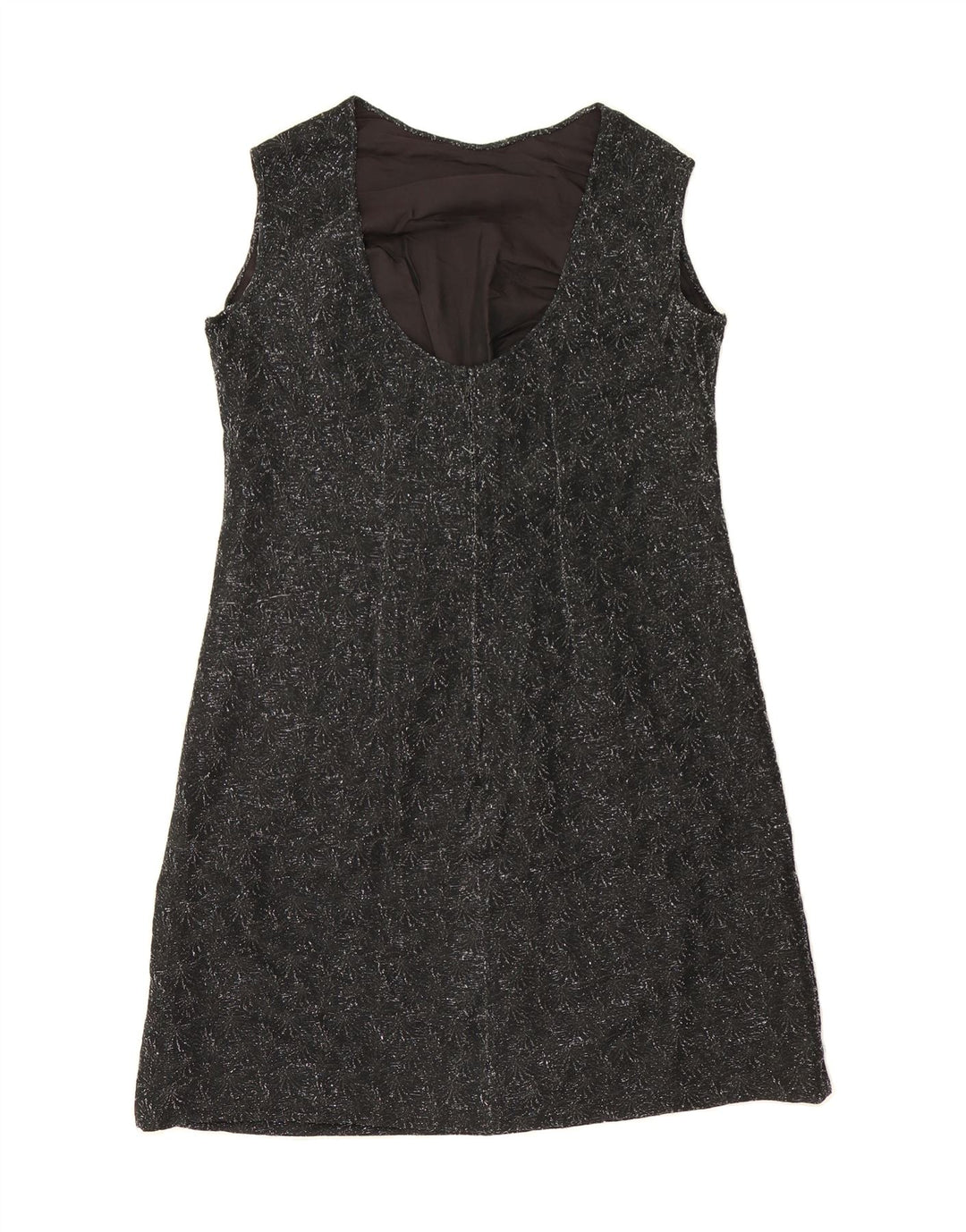 VINTAGE Womens Sleeveless Basic Dress UK 16 Large Black Vintage Vintage and Second-Hand Vintage from Messina Hembry 