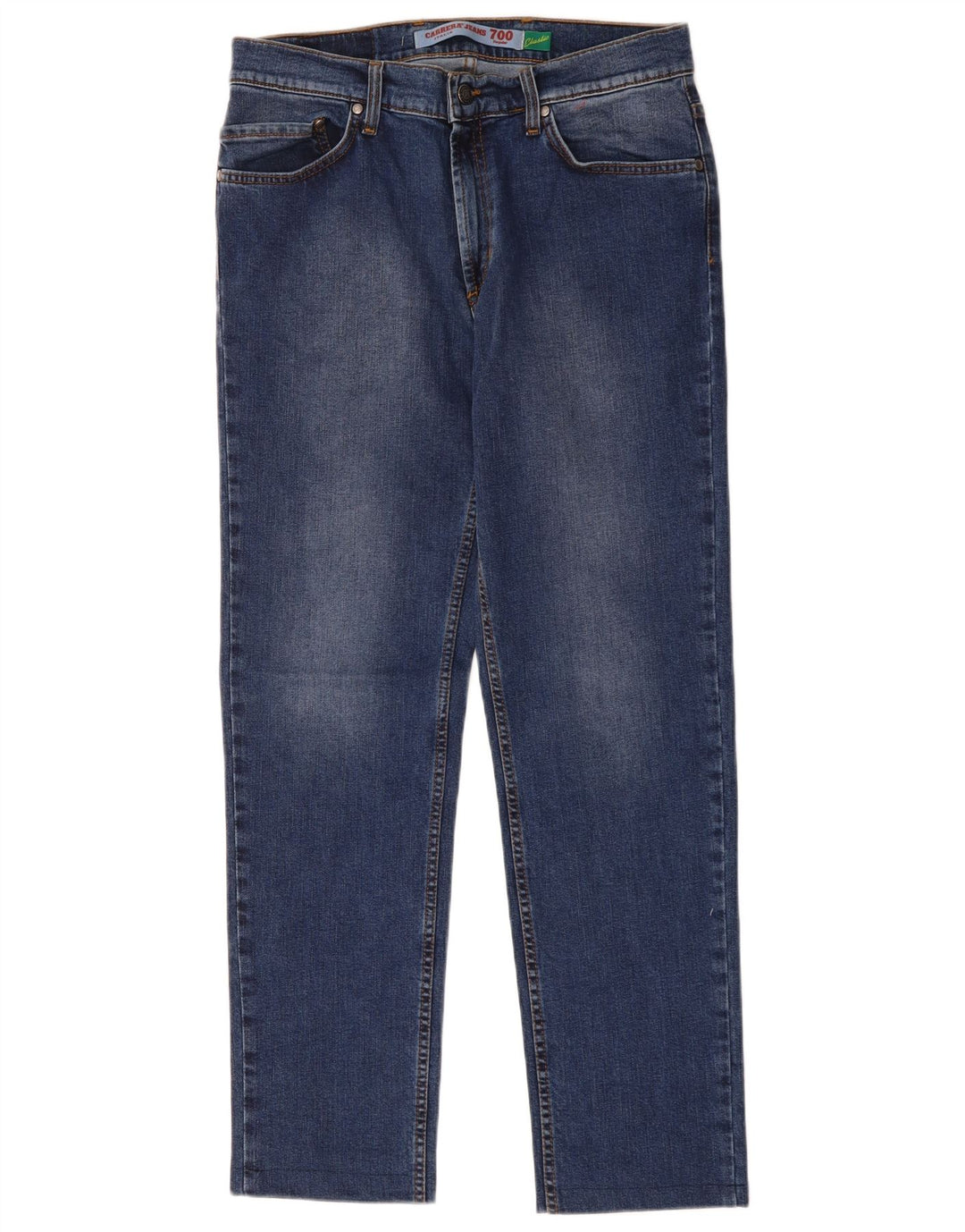 Carrera Herre 700 Regular Straight Jeans IT 48 Medium W32 L30 Blå Bomuld