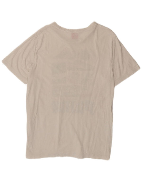 Puma Herre Grafisk T-Shirt Top XL Hvid
