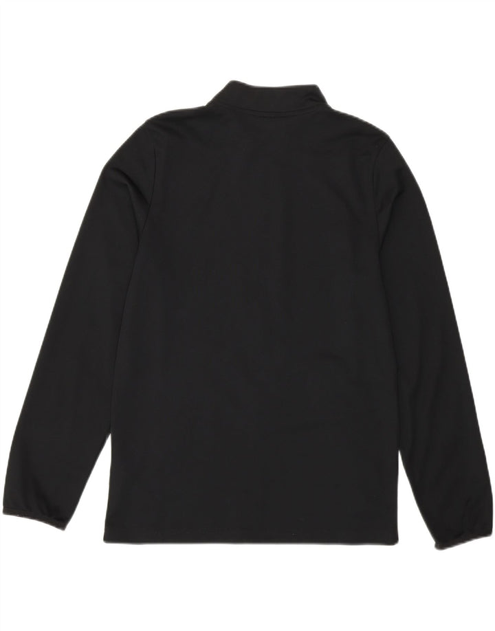 NIKE Girls Dri Fit Tracksuit Top Jacket 13-14 Years XL Black Polyester Vintage Nike and Second-Hand Nike from Messina Hembry 