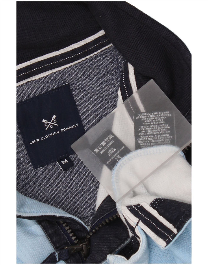 Besætningsbeklædning Herre Zip Neck Sweatshirt Jumper Medium Blå Bomuld