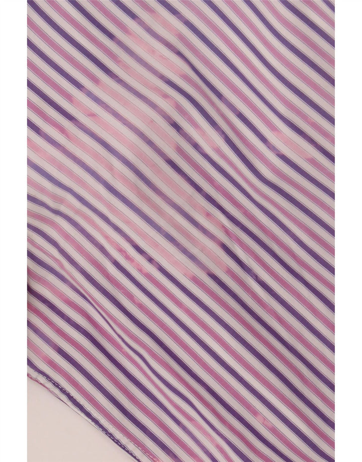 LACOSTE Herreskjorte str. 39 Medium Lilla Stribet Bomuld