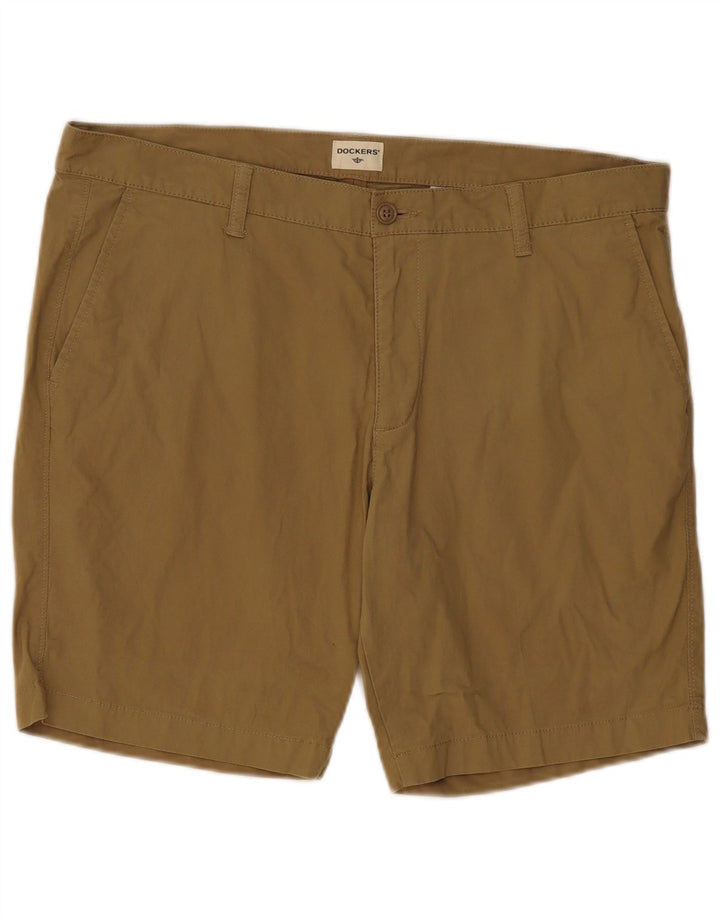 DOCKERS Mens Chino Shorts W38 XL  Beige Cotton