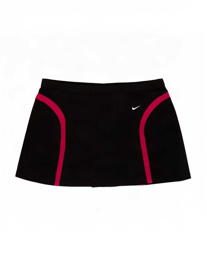 Nike Womens Skort UK 14/16 Large Black Polyester