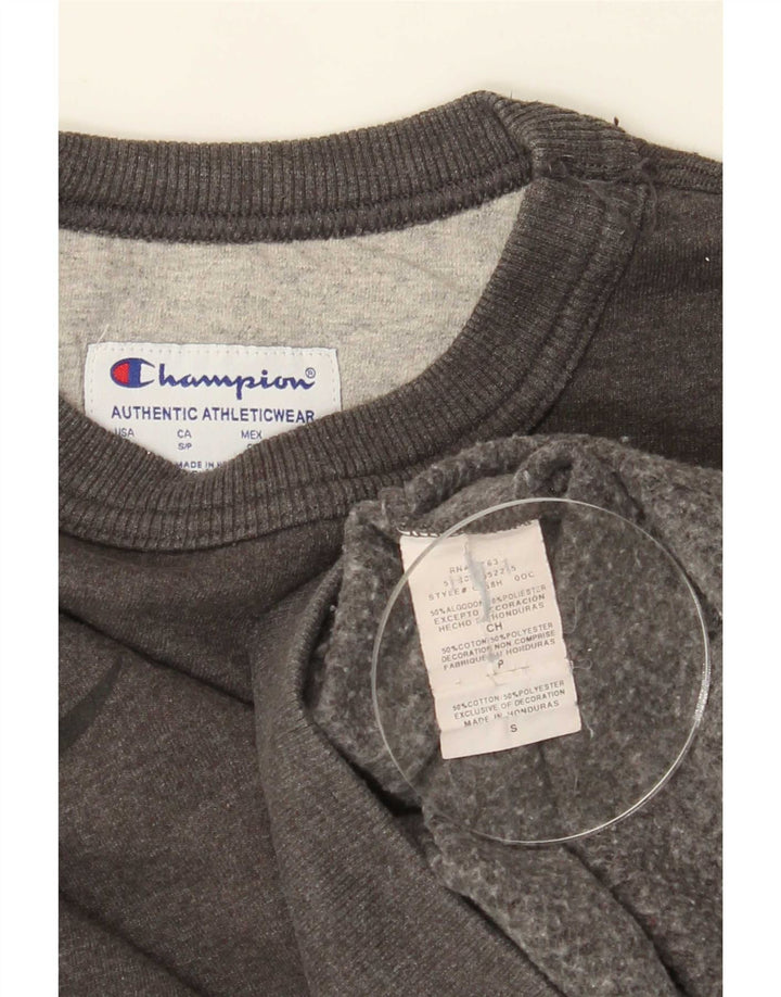 Champion Herre grafisk sweatshirt Jumper lille grå bomuld