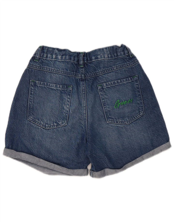 Guess Girls Denim Shorts 11-12 år W26 Blue Lyocell Classic