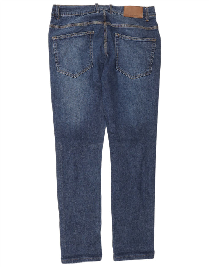 French Connection Slim Jeans til mænd W34 L32 blå bomuld
