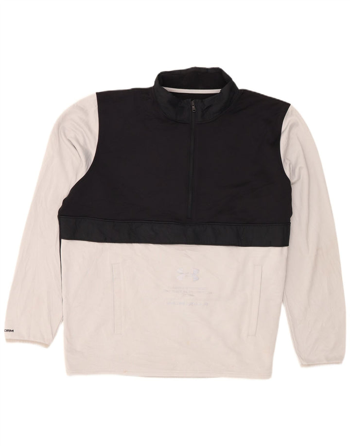 Under Armour Herre Cold Gear Grafisk træningsdragt Top Jakke 2XL Sort