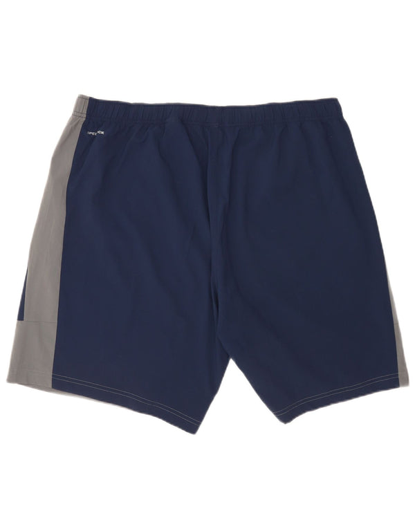 Reebok Herre Sportshorts XL Marineblå Colourblock Polyester