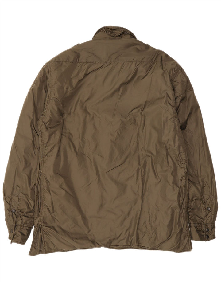 Aspesi Herre Military Jacket UK 38 Medium Khaki Nylon