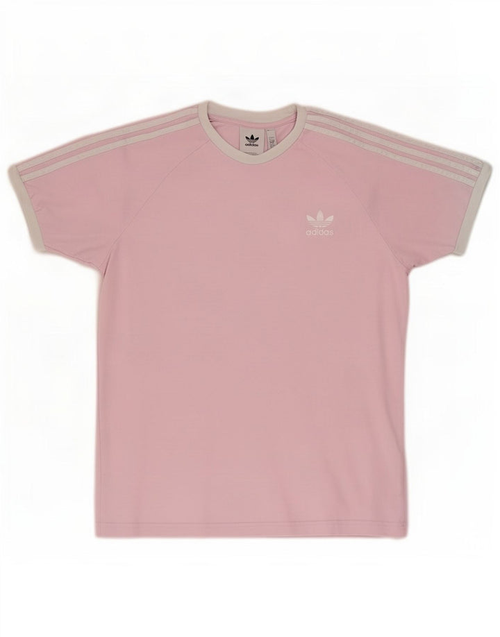 Adidas Herre T-Shirt Top Stor Pink Bomuld