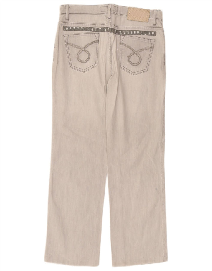 Trussardi Lige Jeans til kvinder W30 L27 Grå Bomuld