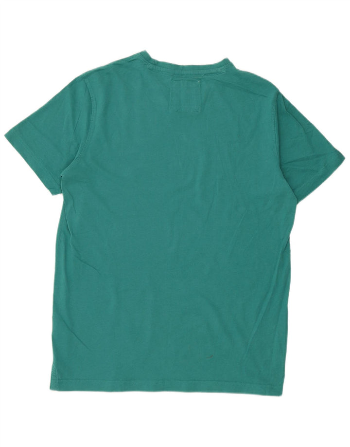 Crew Clothing Herre T-Shirt Top Medium Grøn Bomuld