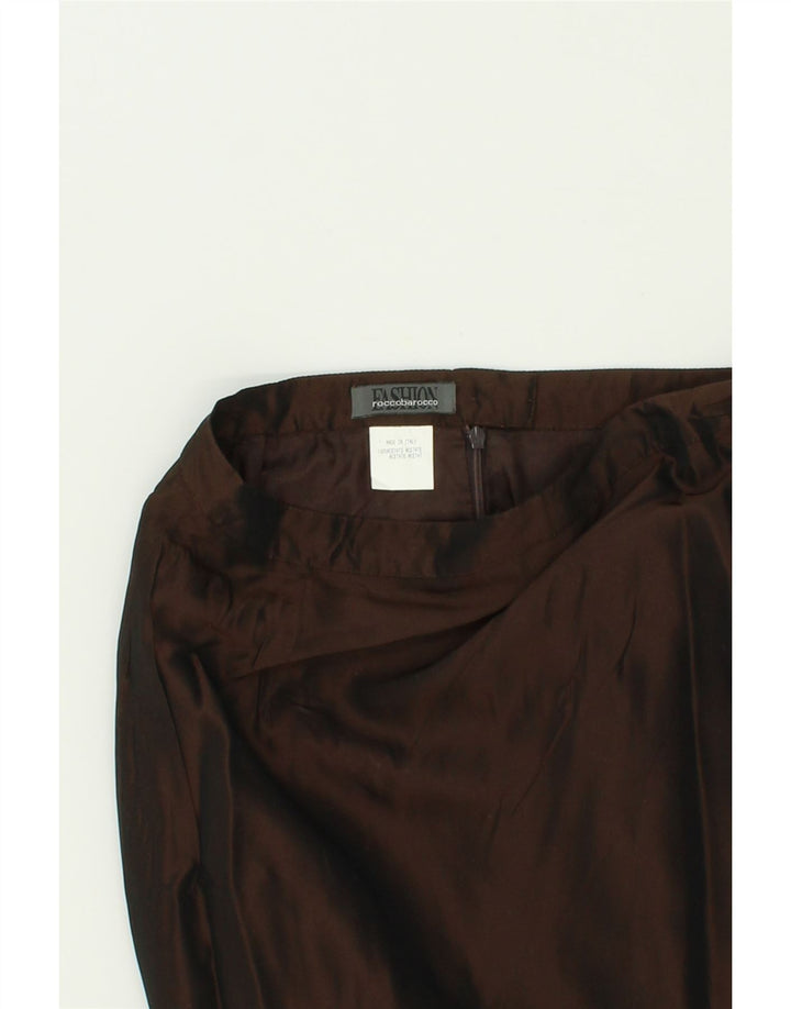 ROCCOBAROCCO Womens Pencil Skirt W28 Medium Brown Vintage Roccobarocco and Second-Hand Roccobarocco from Messina Hembry 